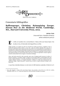 Raffensperger, Christian: Reimagining Europe. Kievan Rus` in the