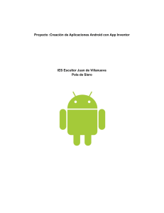Creación de Aplicaciones Android con AppInventor
