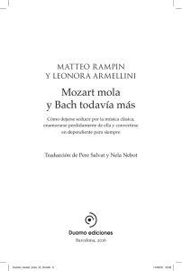 Mozart mola y Bach todavía más