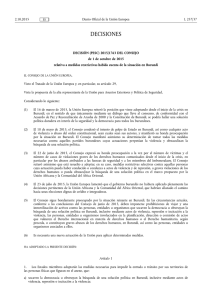 Decisión (PESC) 2015/1763 del Consejo, de 1 de octubre