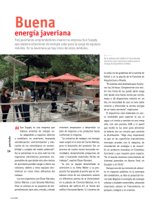 Buena energía javeriana - Pontificia Universidad Javeriana