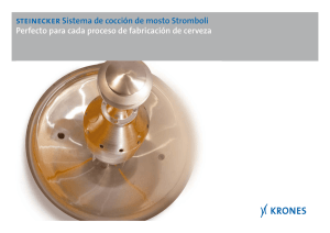 steinecker Sistema de cocción de mosto Stromboli Perfecto para
