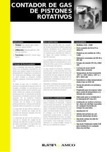 Data Sheet Contador de Gas de Pistones Rotativos