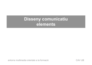 Disseny comunicatiu elements