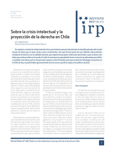 Sobre la crisis intelectual y la proyección de la derecha en Chile