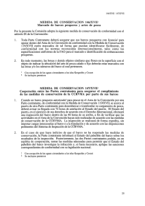MEDIDA DE CONSERVACION 147/XVI11 Cooperación