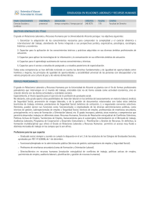 Relaciones Laborales y Recursos Humanos