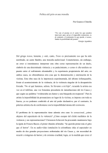 Política del grito en una Trenodia. Gustavo Chirolla, catálogo 2009