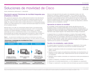 Soluciones de movilidad de Cisco