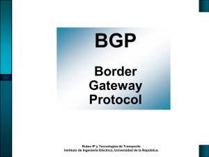 BGP-Border Gateway Protocol