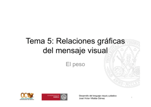 Tema 5: Relaciones gráficas del mensaje visual