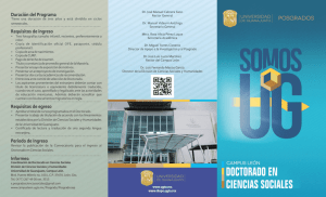 Duración del Programa - Universidad de Guanajuato