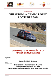 Lunes 20 Abril 1999 - Automovil Club de Lorca