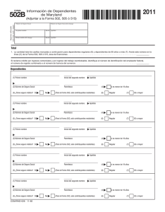 Información de Dependientes de Maryland