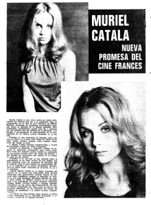 Muriel Catalá es una joven actriz de veinte años