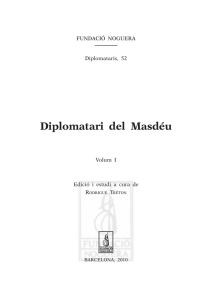 Diplomatari del Masdéu