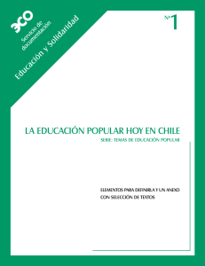 la educación popular hoy en chile