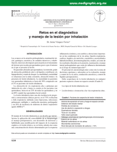 Retos en el diagnóstico y manejo de la lesión por