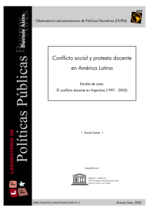 Conflicto social y protesta docente en América Latina