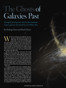 The Ghosts of Galaxies Past