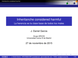 Inheritanche considered harmful - La herencia es