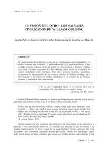 LA VISIÓN DEL OTRO: LOS SALVAJES CIVILIZADOS DE WILLIAM