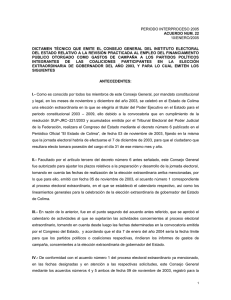 periodo interproceso - Instituto Electoral del Estado de Colima