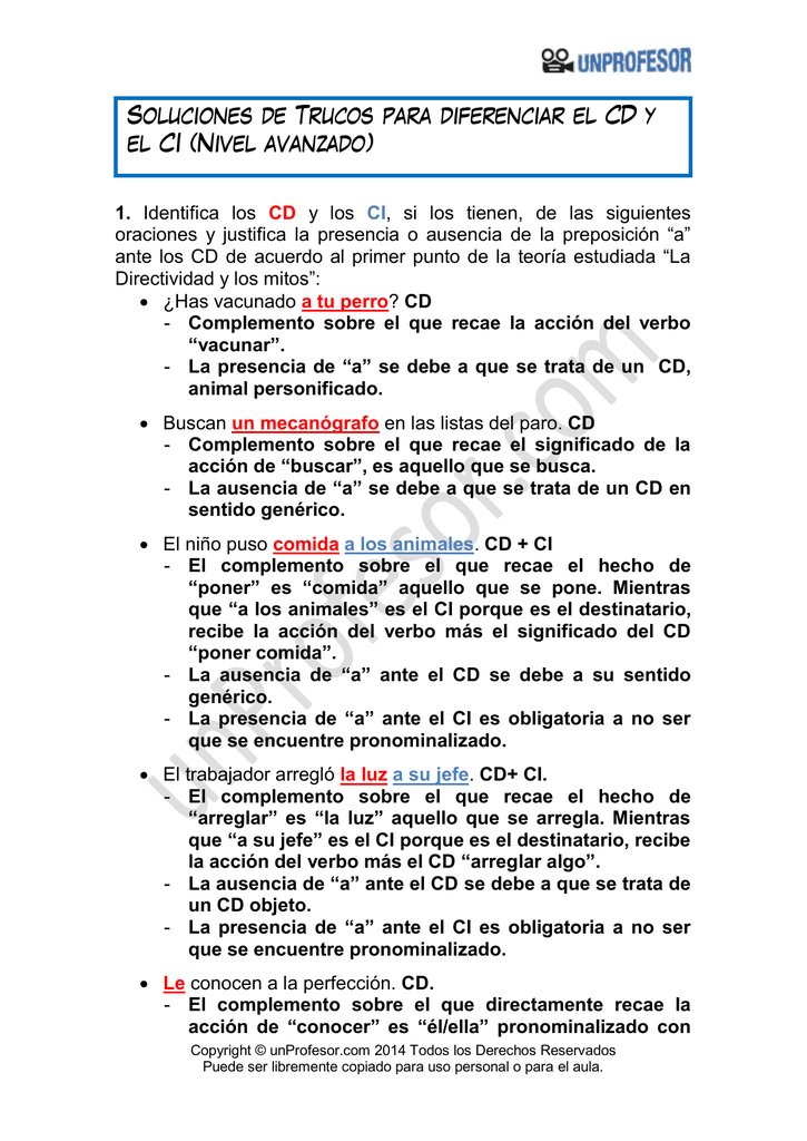 Soluciones Unprofesor