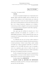 Poder Judicial de la Nación ///nos Aires, 7 de octubre de 2015