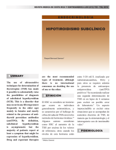 hipotiroidismo subclínico