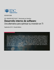 MX13096 IDC Mexico Desarrollo Interno de Software una