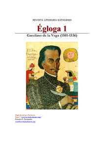 Égloga 1 - Revista literaria Katharsis