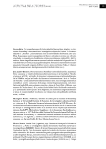 NÓMINA DE AUTORES [225-229] - Revistas científicas de Filo