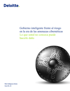 Gobierno inteligente frente al riesgo en la era de las amenazas