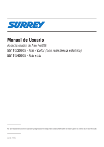 Manual de Usuario Equipos portátiles TG de 2250 kcal/h
