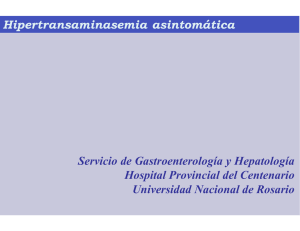 Hipertransaminasemia asintomática