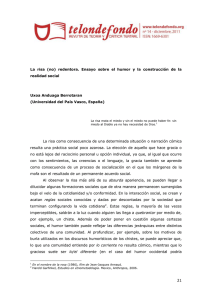 21 La risa (no) redentora. Ensayo sobre el humor