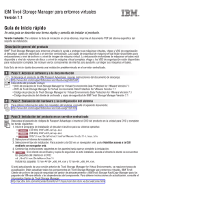 IBM Tivoli Storage Manager para entornos virtuales Guía de inicio