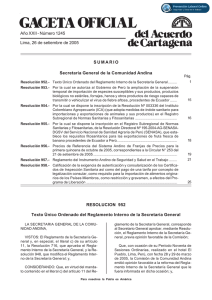 Resolución N° 957 Reglamento del Instrumento Andino de la