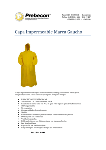 Capa Impermeable Marca Gaucho
