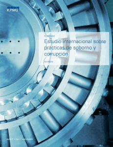 Estudio internacional sobre prácticas de soborno y corrupción