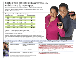 Recompensa de 2% en la Mayoría de sus compras.