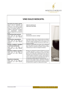 vino dulce moscatel - Montilla
