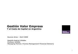 Gestión Valor Empresa - Universidad del CEMA