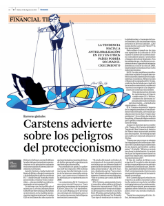 Carstens advierte sobre los peligros del proteccionismo