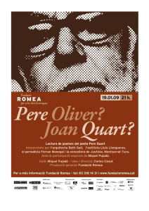 Pere Oliver? Joan Quart?