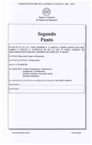 que modifica y amplía varios artículos del libro, titulo v, capítulo iii de