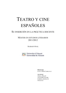 teatro y cine españoles - maesl
