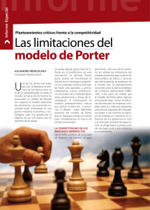 Las limitaciones del modelo de Porter