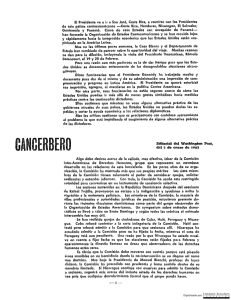 Cancerbero (Editorial) - Revista Conservadora